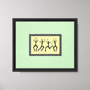 Toile Art africain, Faisons la fête