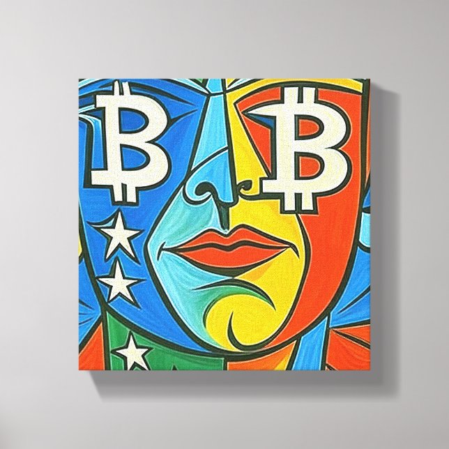 Toile Art Bitcoin (Recto)