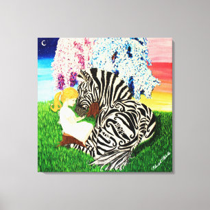 Toile Art de conscience de syndrome d'Ehlers Danlos
