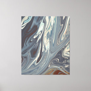 Toile Art des vagues tombées   Meilleure peinture abstra
