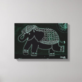 Toile Art Design "Baby Elephant"
