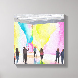 Toile Art Gallery   Aquarelle contemporaine moderne