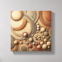 Art géométrique abstrait 3D moderne - Concentré su