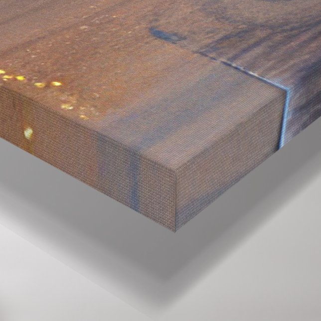 Toile Art géométrique Abstrait - Acrylique texturé (Coin(Bas))