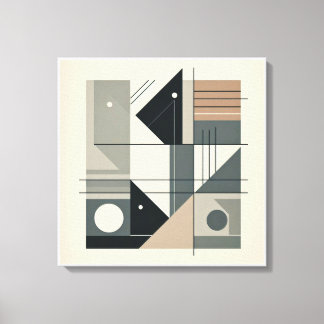 Toile Art géométrique minimaliste