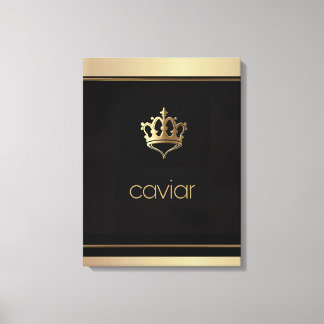 Toile Art Gourmet/Caviar Royal/Toile Étitrée Imprimer