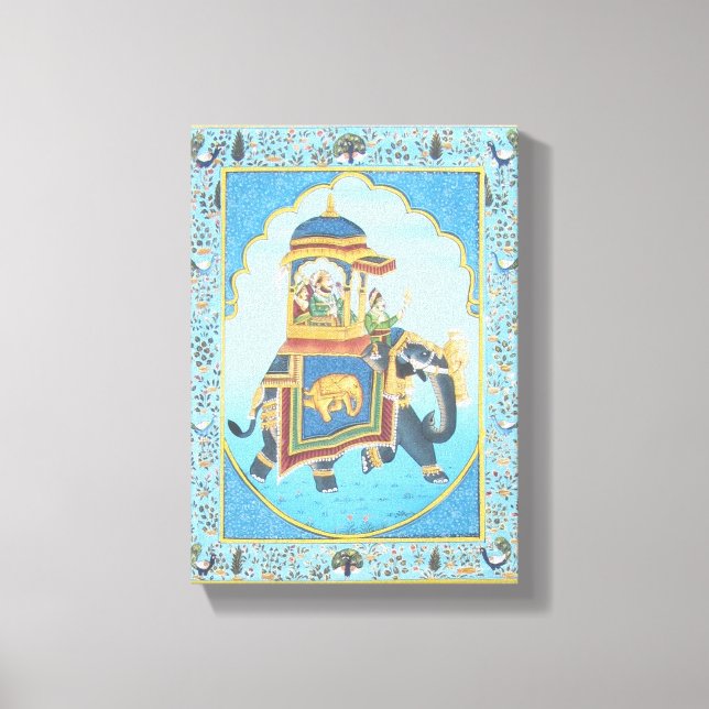 TOILE ART INDIEN ANCIEN (Recto)