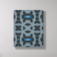 Art moderne géométrique, Art mur bleu gris, Cadeau