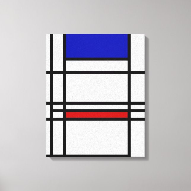 Toile Art Moderne Mondrian (Recto)
