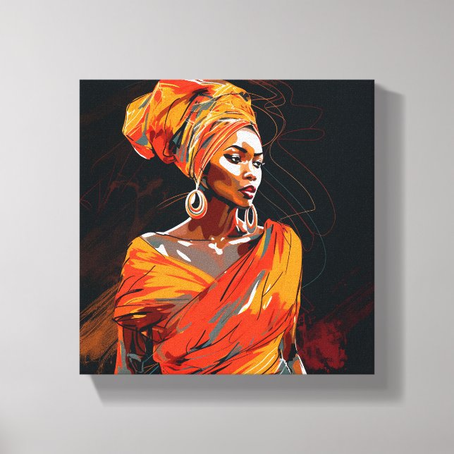 TOILE ART MUR NOIR (Recto)