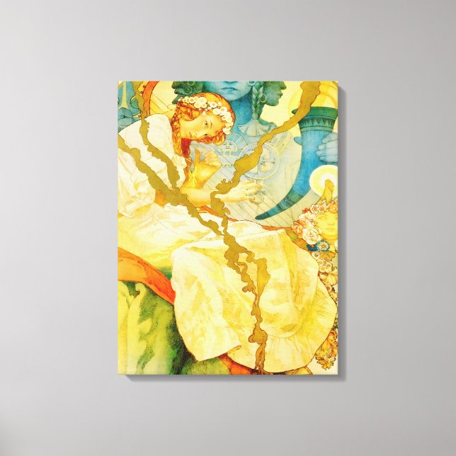 Toile Art Nouveau Vintage (Recto)