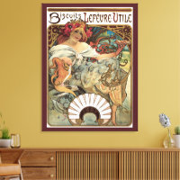 Art Nouveau vintage, Biscuits par Alphonse Mucha
