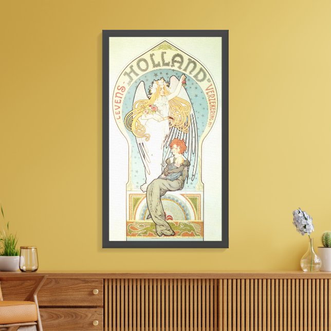 Toile Art Nouveau vintage, Holland Levensverzekering (Insitu(Salon))