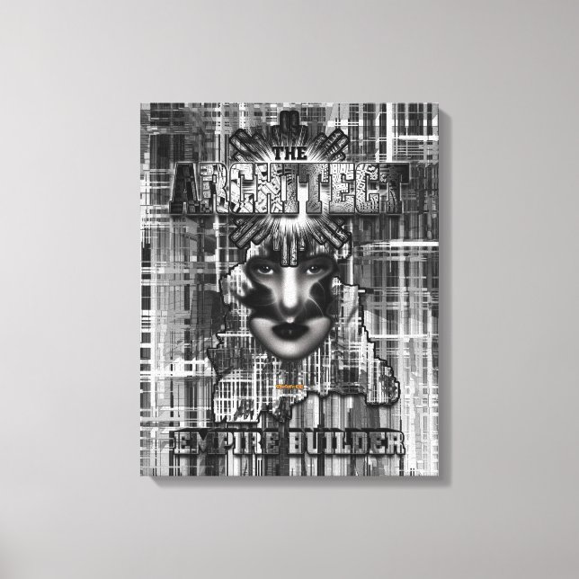 Toile Art numérique Abstrait Architect_Empire Builder (Recto)