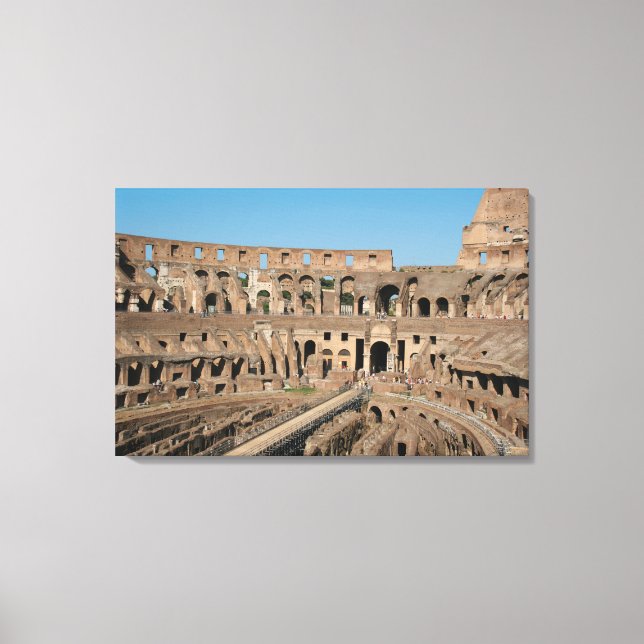 Toile Art romain. Le Colosseum ou Flavien 5 (Recto)