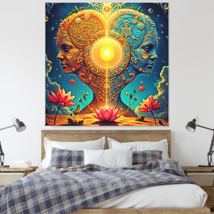 Toile Art spirituel éveil