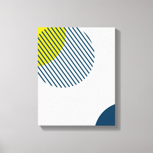 Toile Art urbain abstrait moderne, simple, minimal et te (Recto)