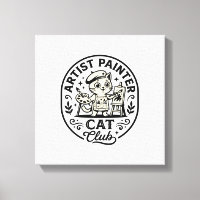 Artiste Peintre Chat Chat Drôle Graphique - Artist