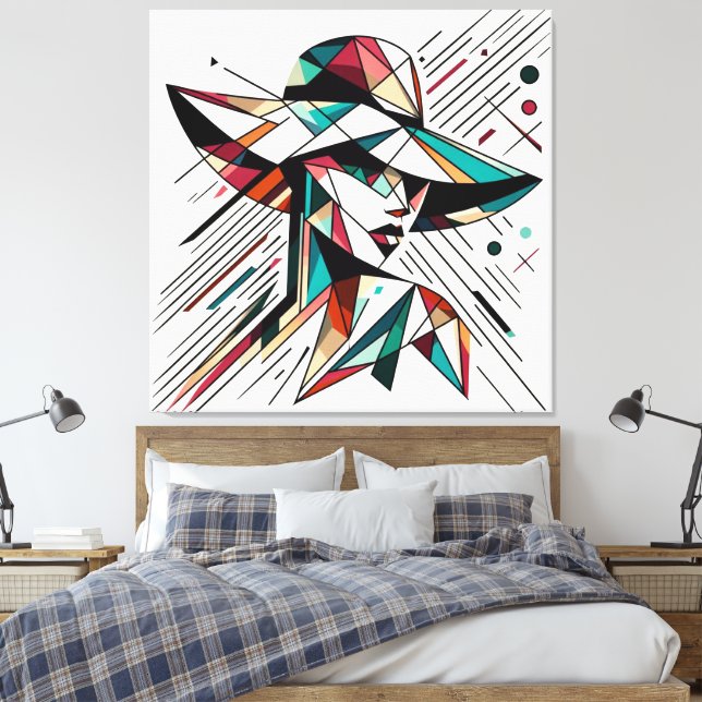 Toile Artwork visuel n° 5 (Insitu(Chambre))