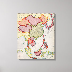 Toile AsiaPanoramic est MapEast Asie
