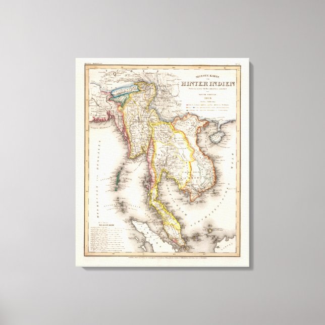 Toile Asie du Sud (Recto)