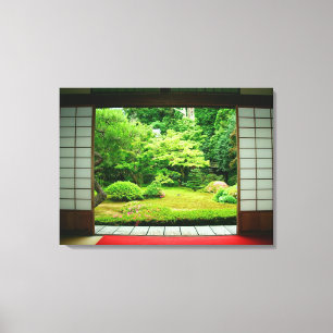 Toile Asie, Japon, Kyoto. Jardin zen 2