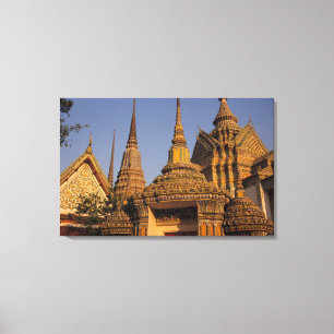 Toile Asie, Thaïlande, Bangkok, Wat Po, le plus ancien