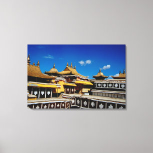 Toile Asie, Tibet, Lhassa, Potala Palace alias Rouge