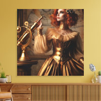 Astronome en or victorien Steampunk