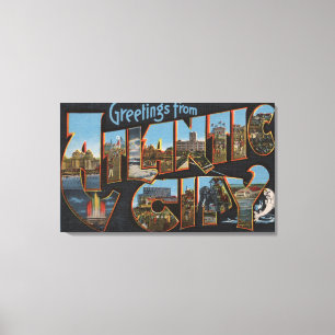 Toile Atlantic City, New Jersey - grandes scènes de