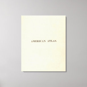 Toile Atlas d'Américain de page titre