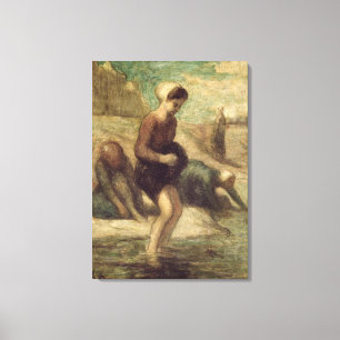 Toile Au bord de l'eau, vers 1849-53