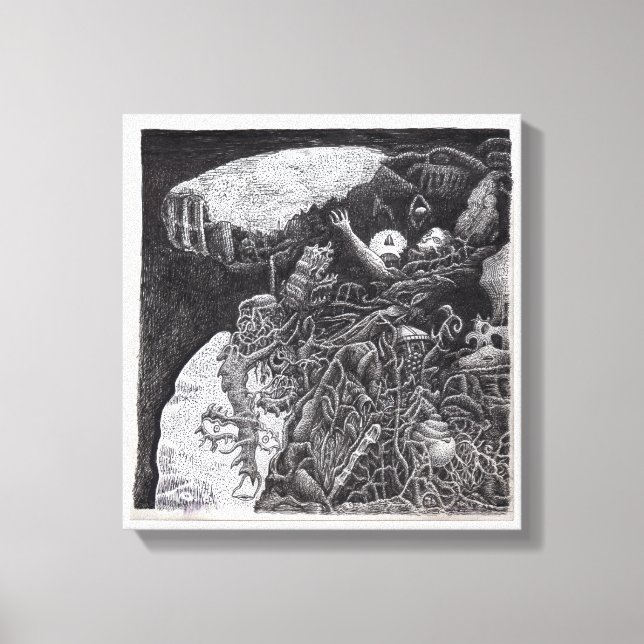 Toile Au-dessus et au-dessous (Recto)