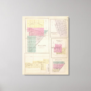 Toile Augusta, Degraff, Ottumwa et Aliceville, le Kansas