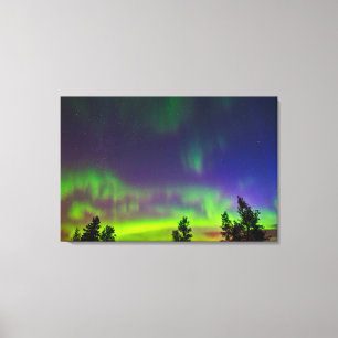Toile Aurores boréales Manitoba Canada