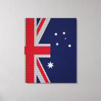 Australie Drapeau Design en fibre de carbone Style