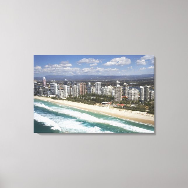 Toile Australie, Queensland, Gold Coast, Main Beach - (Recto)