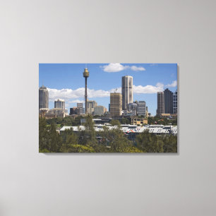 Toile Australie, Sydney, Potts Point. Le ciel de Sydney.
