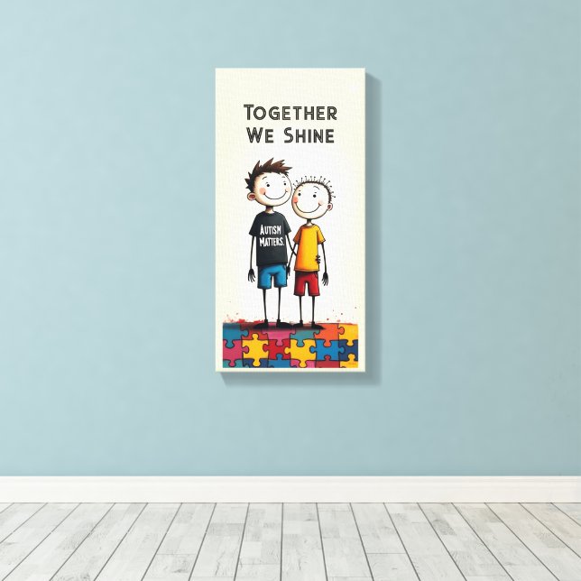 Toile Autisme (Insitu (Plancher de Bois))