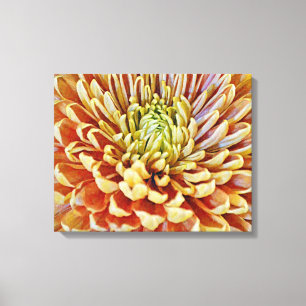 Toile Automne Automne Orange Fleur Canvas Art Imprimer