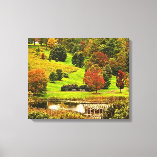 Toile Automne dans le parc (Recto)