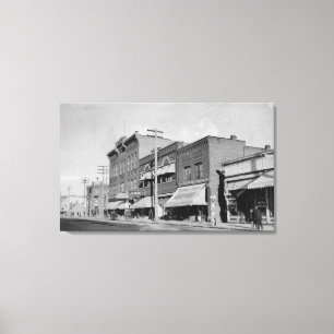 Toile Automnes de Klamath, OU vue recherchant la rue