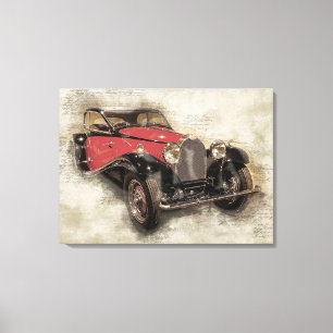 Toile Automobile vintage