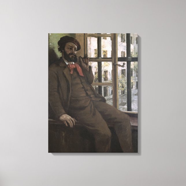 Toile Autoportrait à Sainte-Pelagie, 1871 (Recto)