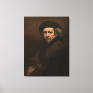 Toile Autoportrait de Rembrandt