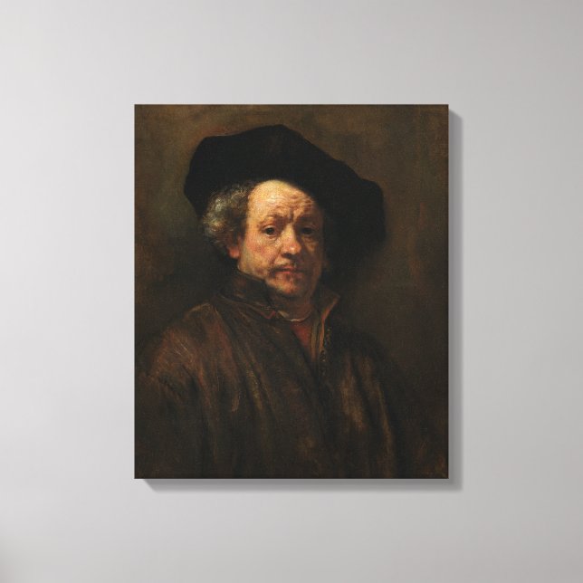 Toile Autoportrait de Rembrandt (Recto)