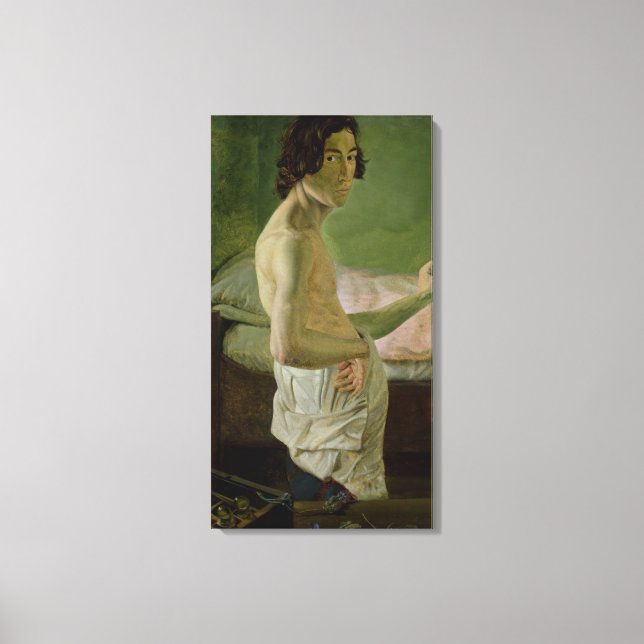 Toile Autoportrait devant l'Easel, c.1828 (Recto)