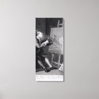 Autoportrait Peinture de la muse de bande dessinée