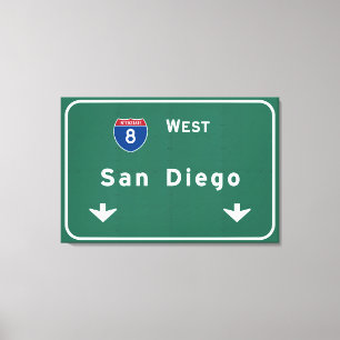 Toile Autoroute Interstate Highway San Diego California 
