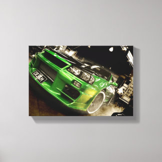 Toile Autosalon Skyline R34